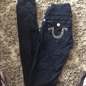 True religion embellished skinny jeans